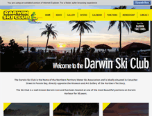 Tablet Screenshot of darwinskiclub.com.au